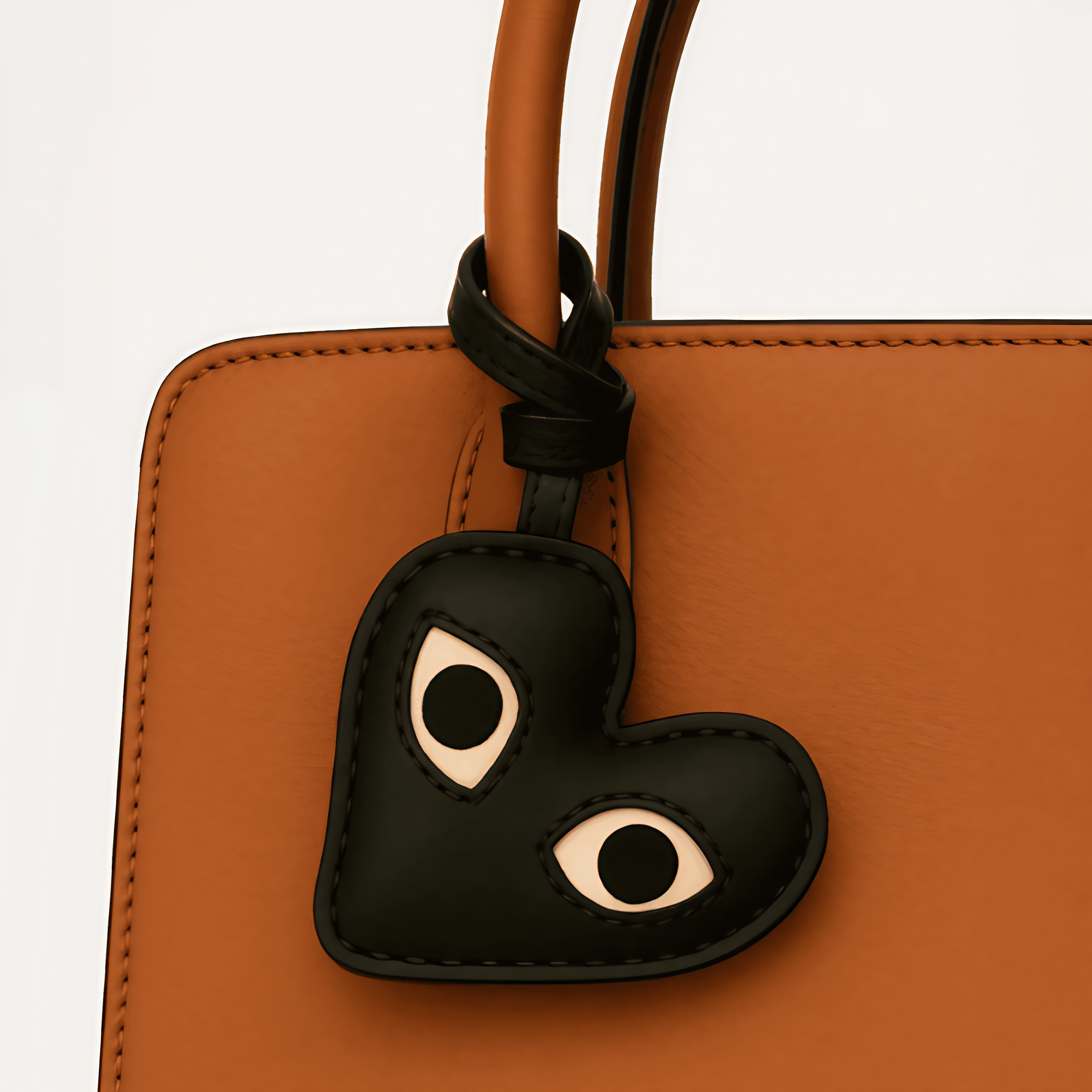 Charm Coração com Olhos