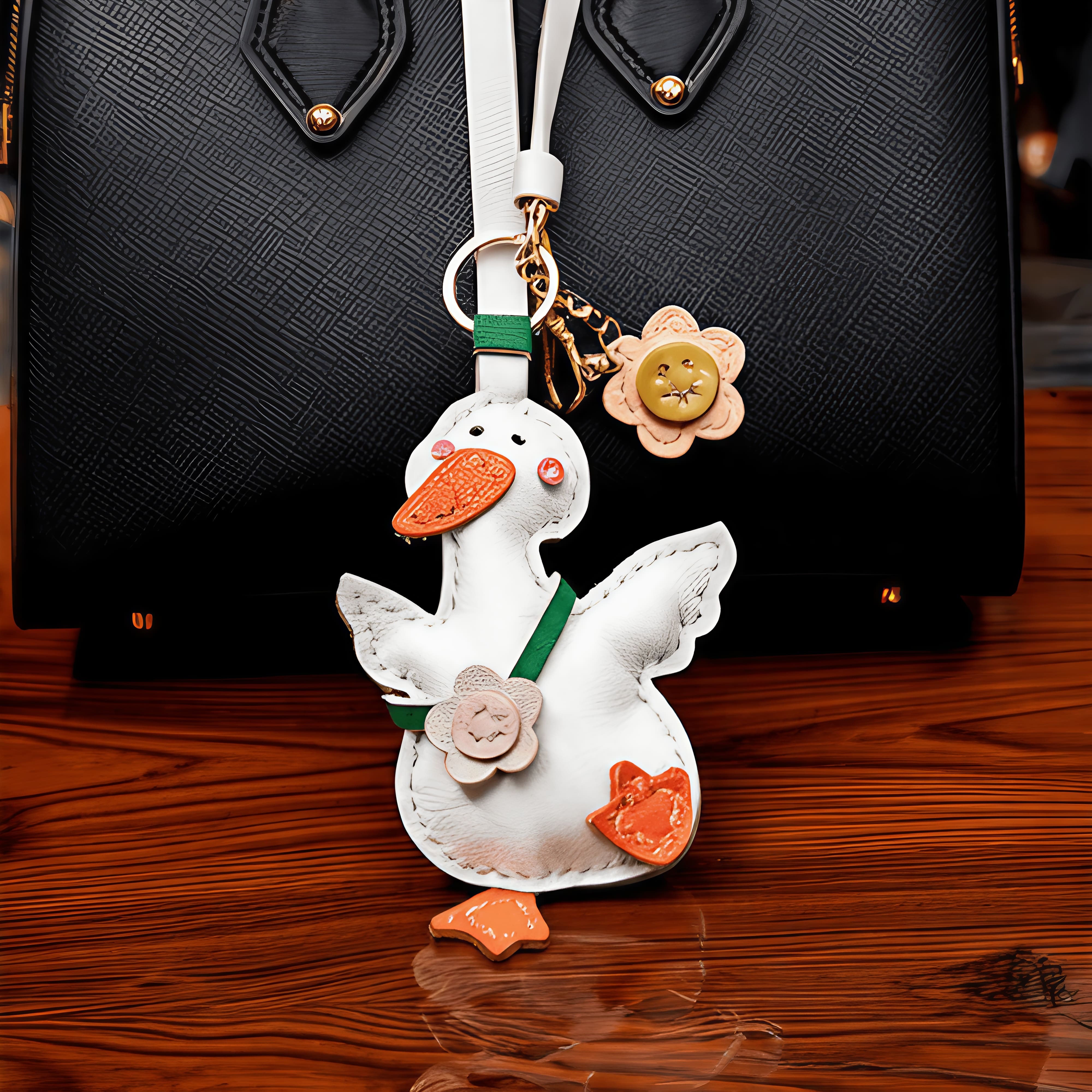 Charm Pato com Flor