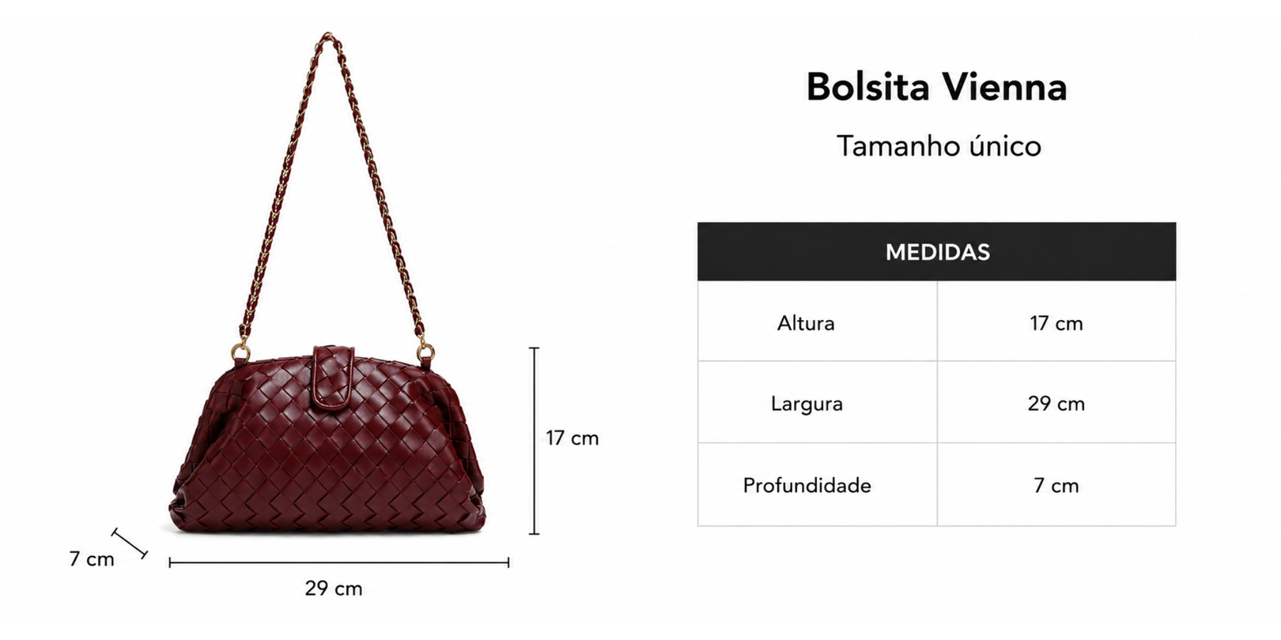 Tabela de medidas