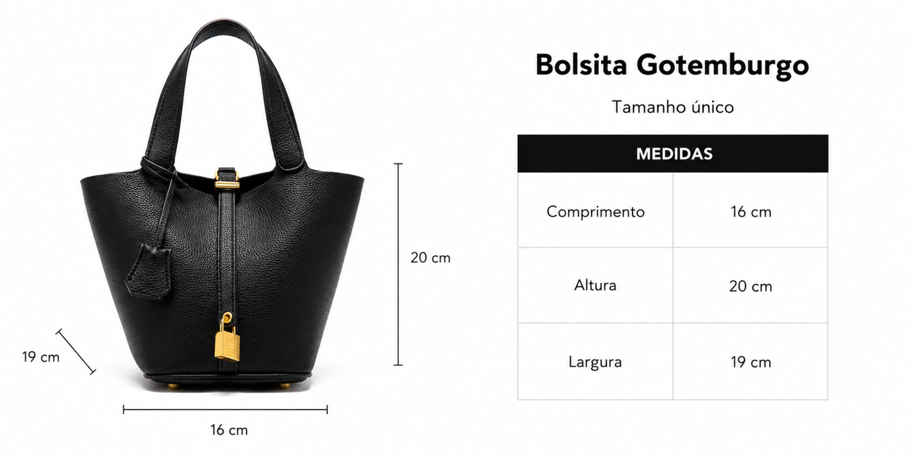 Tabela de medidas