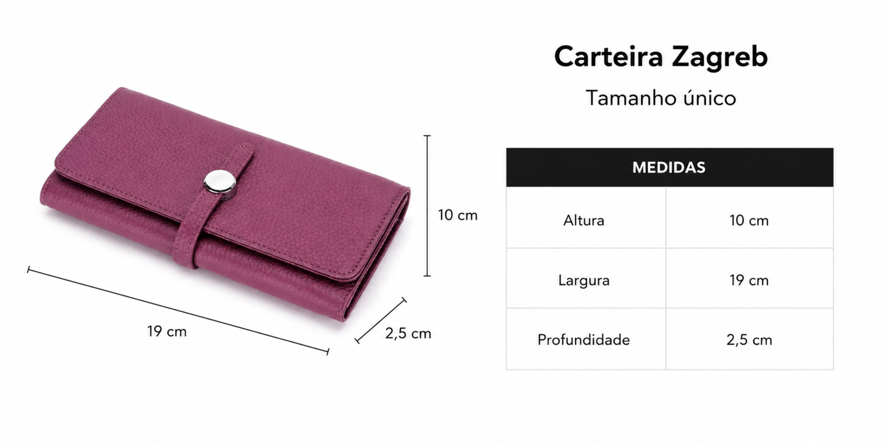 Tabela de medidas