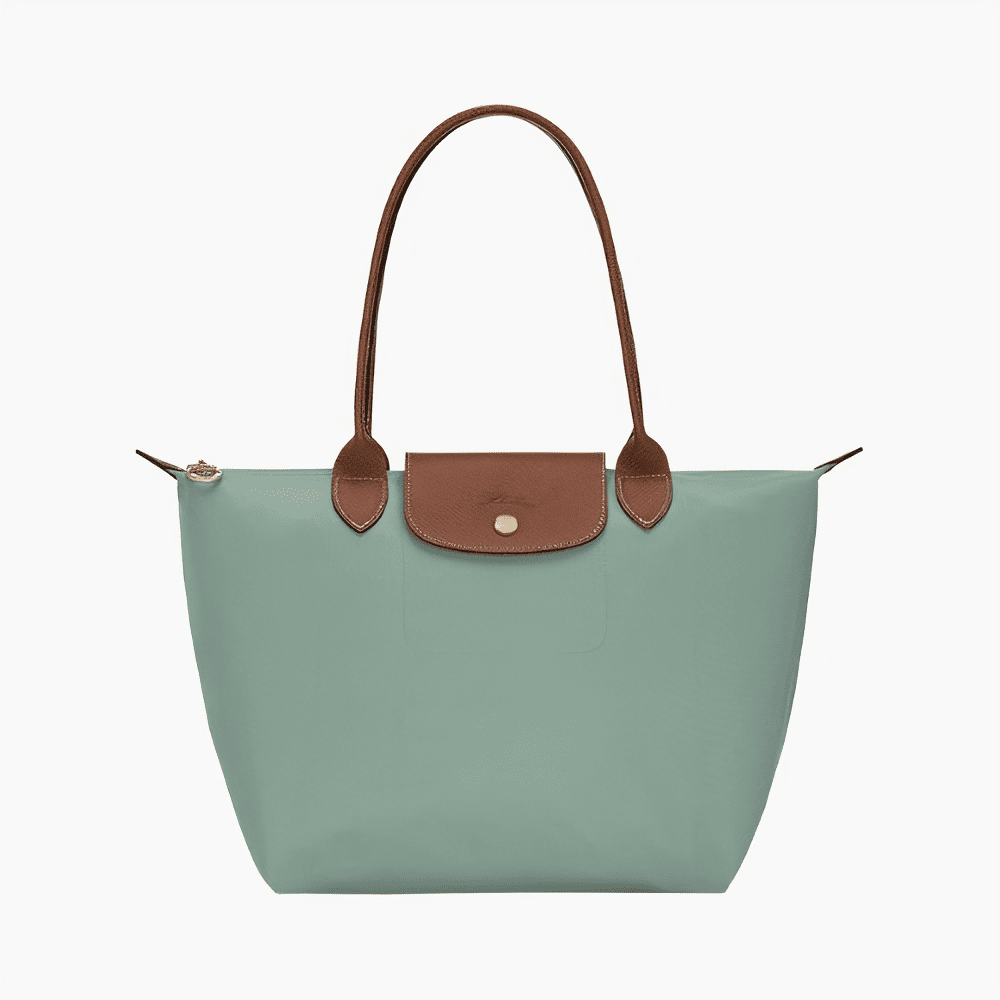 Bolsita Champ, Tote Bag - Verde Acinzentada